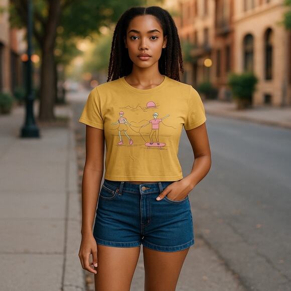 American Eagle Skateboarding Skeletons T-Shirt NWOT Size Medium AEO - Picture 11 of 11